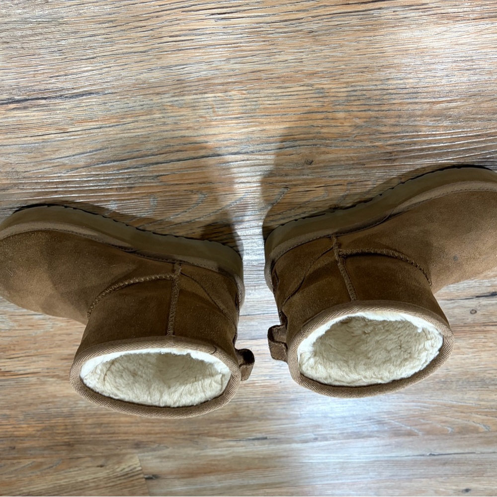 UGG Chestnut Shearling-Lined Slip-On Boot